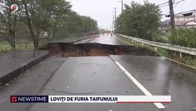 Loviți de furia naturii! Japonia este măturată de taifunul Lan